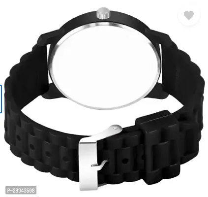 Stylish Black PU Analog For Men-thumb4