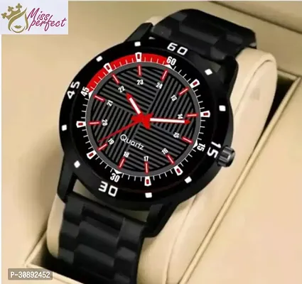 Stylish Black Analog Watches For Men-thumb0