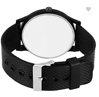 Stylish Black PU Analog Watches For Men-thumb1