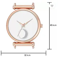 Stylish White Metal Analog Watches For Women-thumb3