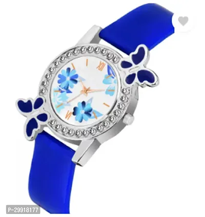 Stylish White PU Analog Watches For Women-thumb2