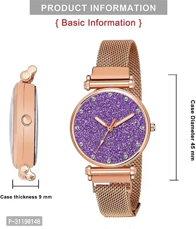 Round Shape Analog Watch - For Women-thumb5