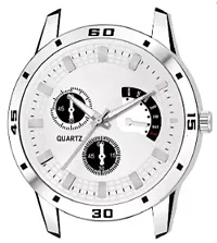 Stylish White Metal Analog Watches For Men-thumb2