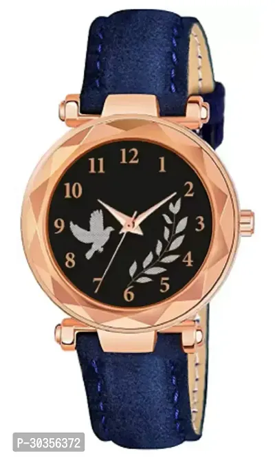 Stylish Genuine Leather Analog Watch For Women-thumb0