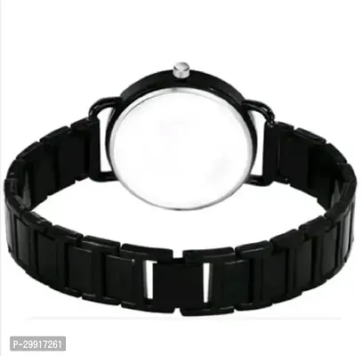 Stylish Black Metal Analog Watches For Women-thumb3