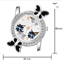 Stylish White PU Analog Watches For Women-thumb2