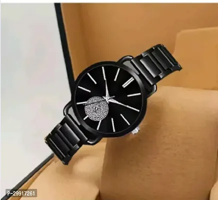 Stylish Black Metal Analog Watches For Women-thumb4