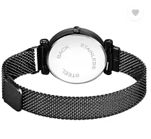 Stylish Black Metal Analog Watches For Women-thumb2