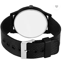 Stylish Black PU Analog Watches For Men-thumb1