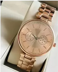 Miss Perfect Crono Rose Gold Dial Db Rose Gold Belt Analog Women Wrist Watch-thumb1