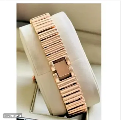 Stylish Golden Metal Analog Watches For Women-thumb3