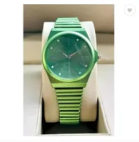 Stylish Green Metal Analog Watches For Women-thumb2