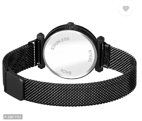 Stylish Black Metal Analog Watches For Women-thumb4