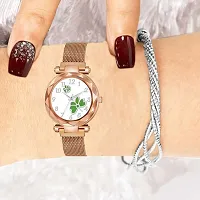 Stylish Metal Analog Watch For Women-thumb1