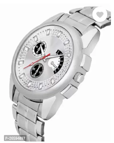 Stylish White Metal Analog Watches For Men-thumb4