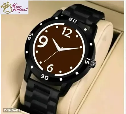 Stylish Black Analog Watches For Men-thumb0