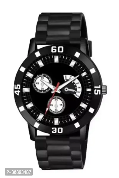 Stylish Black Analog Watches For Men-thumb0