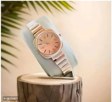 Stylish Metal Analog Watch For Women-thumb2