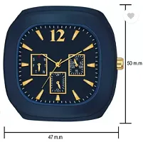 Stylish Blue PU Analog Watches For Men-thumb2