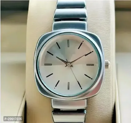 Stylish Silver Metal Analog Watches For Women-thumb4