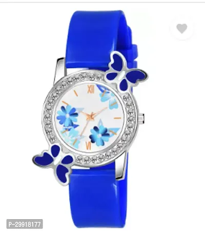 Stylish White PU Analog Watches For Women