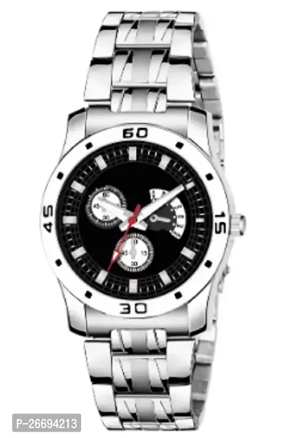 Stylish Metal Black Analog Watch For Men