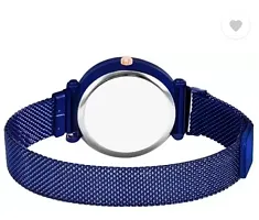 Stylish Blue Metal Analog Watches For Women-thumb3