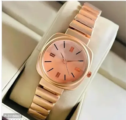 Miss Perfect Square Rose Dial Db Rose Belt Women Wrist Watch-thumb0