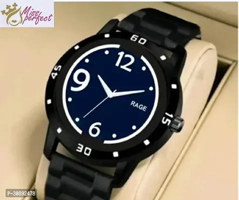 Stylish Black Analog Watches For Men-thumb0