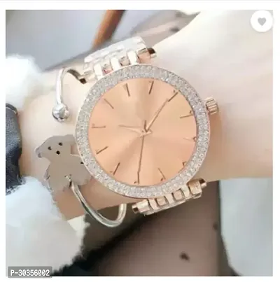 Stylish Metal Analog Watch For Women-thumb2