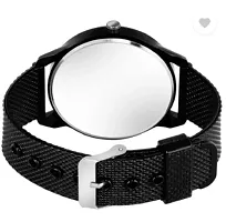 Stylish Black PU Analog For Men-thumb1