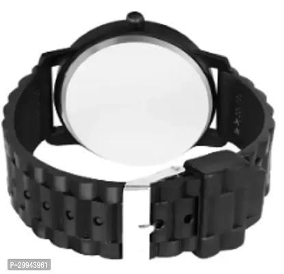 Stylish Black PU Analog For Men-thumb2