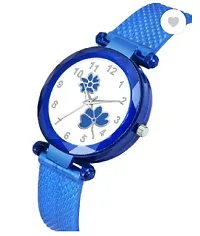 Stylish White PU Analog Watches For Women-thumb1