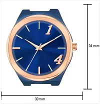 Miss Perfect Blue Dial Rose Ring Cash Blue Belt Women Watch-thumb1