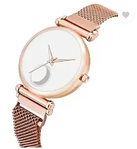 Stylish White Metal Analog Watches For Women-thumb2