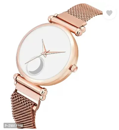 Stylish White Metal Analog Watches For Women-thumb3