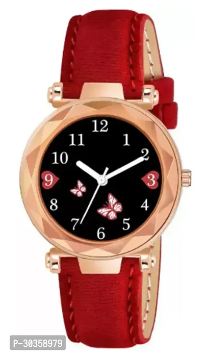 Stylish Genuine Leather Analog Watch For Women-thumb0