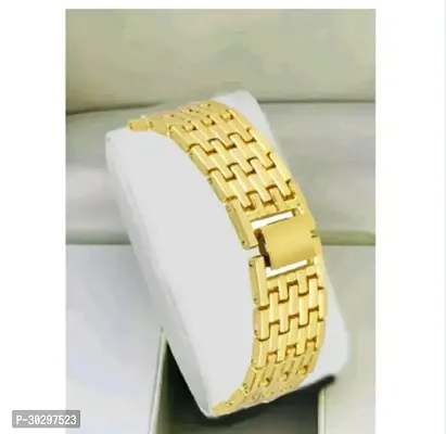 Stylish Golden Metal Analog Watches For Women-thumb3