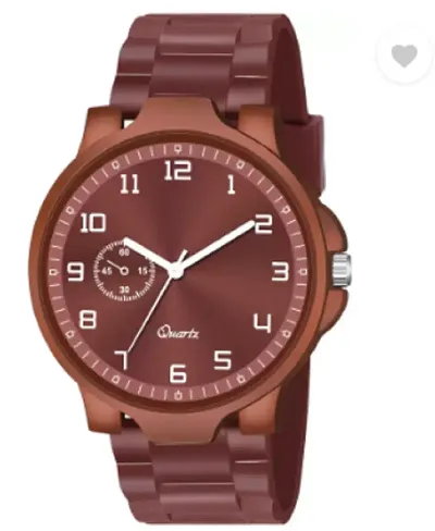 Stylish PU Analog Watch For Men