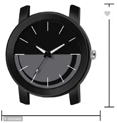 Stylish Black PU Analog Watches For Men-thumb5