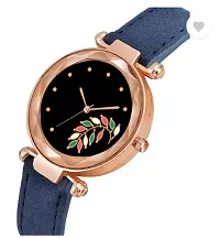 New Stylish Leather Strep Blue Analog Watch Analog Watch-thumb2