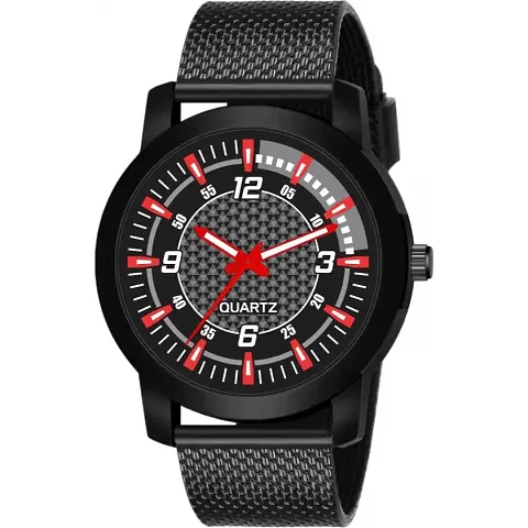 Stylish Pu Analog Watch For Men