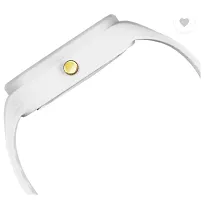 Stylish White PU Analog For Men-thumb3