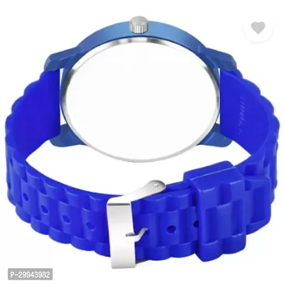 Stylish Blue PU Analog For Men-thumb5