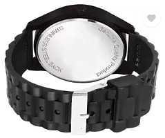 Stylish Black PU Analog For Men-thumb3