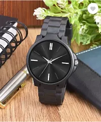 Stylish Black Analog Watches For Men-thumb1