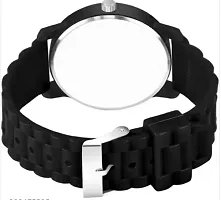 Stylish Black PU Analog For Men-thumb3