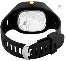 Stylish Black PU Analog Watches For Men-thumb1