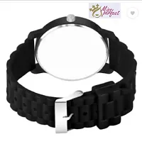 Stylish Black PU Analog For Men-thumb3