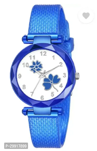 Stylish White PU Analog Watches For Women